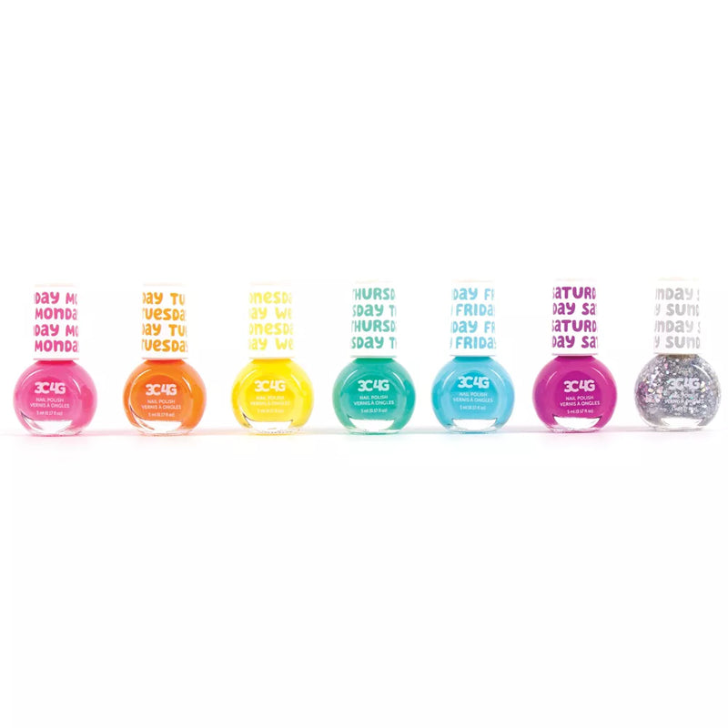 Make It Real Rainbow Days Of The Week Nail Polish Kit