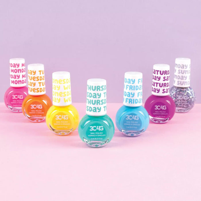 Make It Real Rainbow Days Of The Week Nail Polish Kit-Arts & Crafts-Make It Real-Toycra