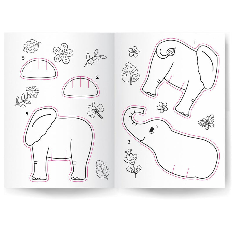 Make Your Own Colouring And Stickers Books