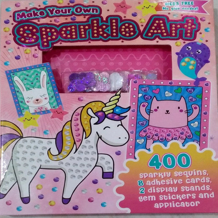 Make Your Own Sparkle Art-Activity Books-SBC-Toycra