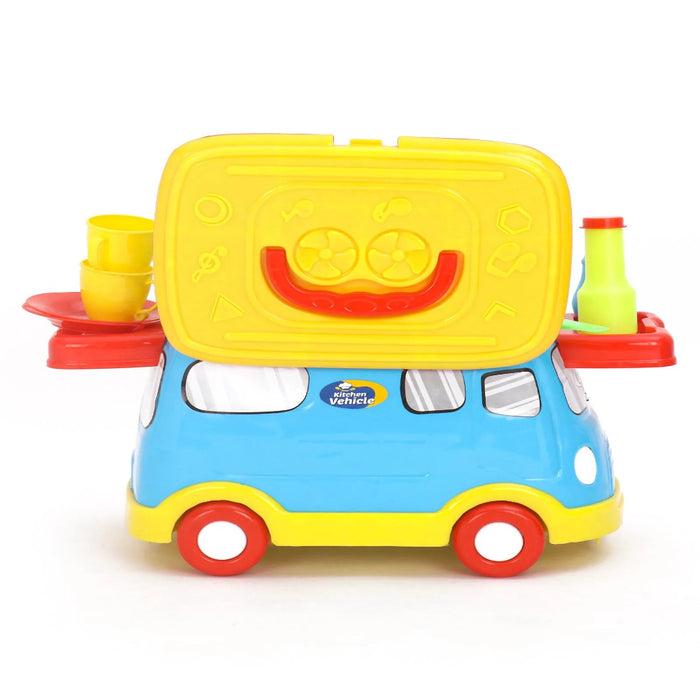 Mamma Mia 2 in 1 Role Play Kitchen Vehicle Set of 21 - Multicolour-Pretend Play-Mamma Mia-Toycra