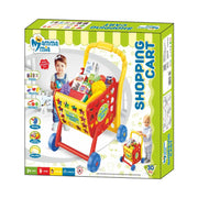 Mamma Mia 3 in 1 Role Play Shopping Cart Set of 30 - Multicolour