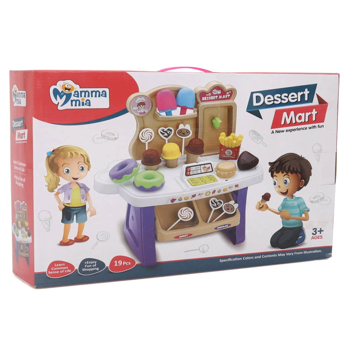 Mamma Mia Dessert Mart 19 Pieces- Multicolor-Pretend Play-Mamma Mia-Toycra