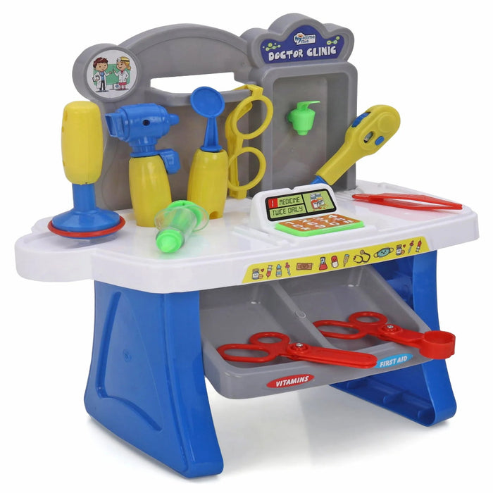 Mamma Mia Doctors Clinic 16 Pieces- Multicolor-Pretend Play-Mamma Mia-Toycra