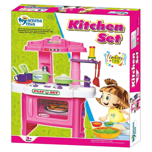Mamma Mia Kitchen Playset - 26 Pieces-Pretend Play-Mamma Mia-Toycra