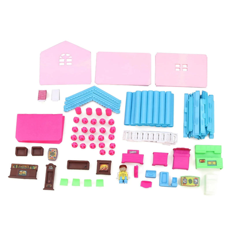 Mamma Mia Lovely House Multicolour- 108 Pieces