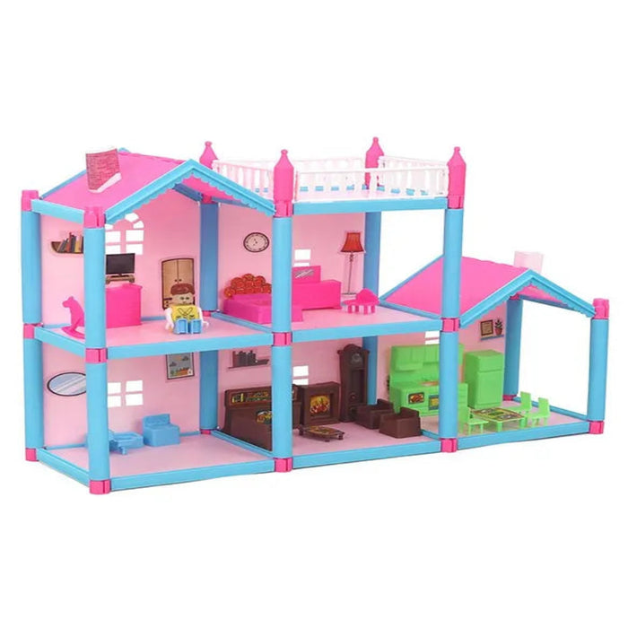 Mamma Mia Lovely House Multicolour- 108 Pieces-Pretend Play-Mamma Mia-Toycra