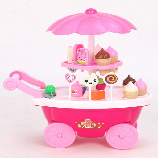 Mamma Mia Role Play Sweet Cart Set of 39 - Pink-Pretend Play-Mamma Mia-Toycra