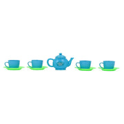 Mamma Mia Tea Set Trolley Pretend Playset - 19 Pieces (Color May Vary)