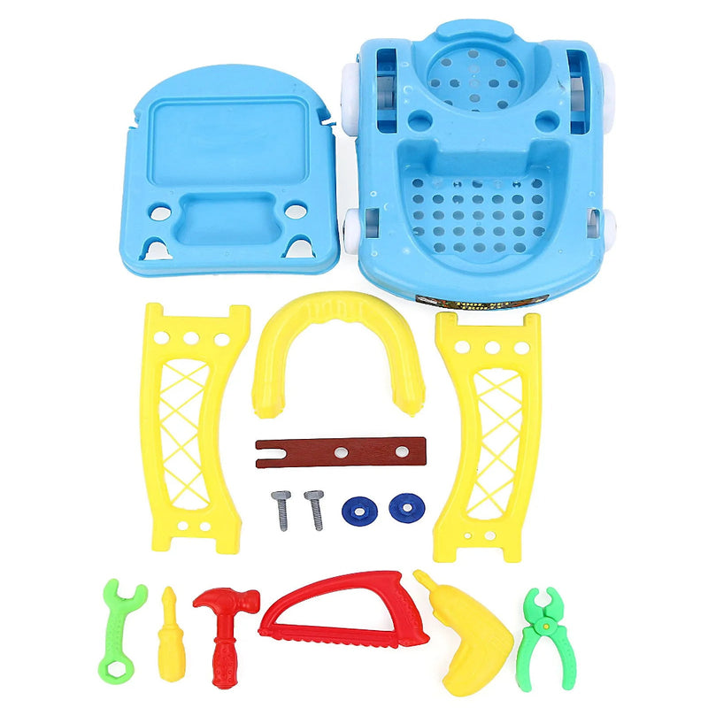 Mamma Mia Tool Set Trolley Pretend Playset - 10 Pieces