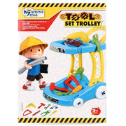 Mamma Mia Tool Set Trolley Pretend Playset - 10 Pieces