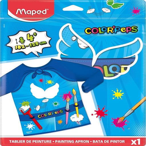 Maped Color'Peps Superheros Long Sleeve Painting Apron-Arts & Crafts-Maped-Toycra