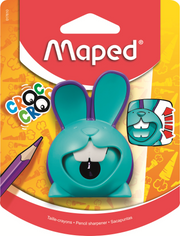 Maped Croc Croc Innovation 1Hole Pencil Sharpners - Pack Of 3