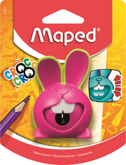 Maped Croc Croc Innovation 1Hole Pencil Sharpners - Pack Of 3
