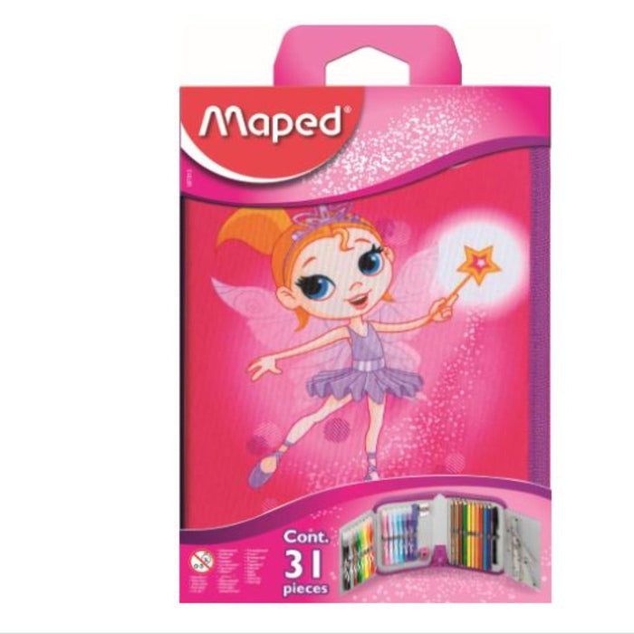 Maped Full Pencil Case 1 Floor Fairy-Arts & Crafts-Maped-Toycra