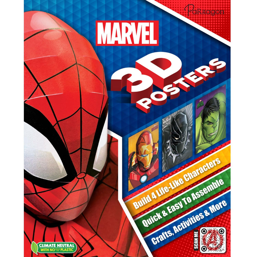 Marvel 3D Posters Activity Book