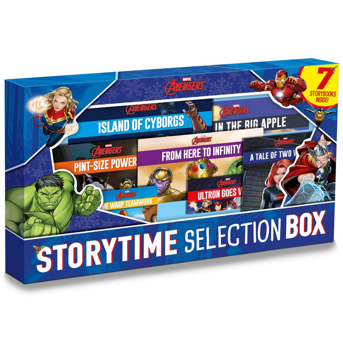 Marvel Avengers Storytime Selection Box (Set Of 7 Books)-Story Books-Pp-Toycra