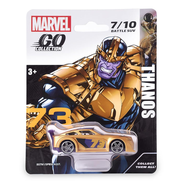 Marvel Diecast Battle SUV Wave 1 Toy Car Go Collection Set of 6-Vehicles-Marvel-Toycra