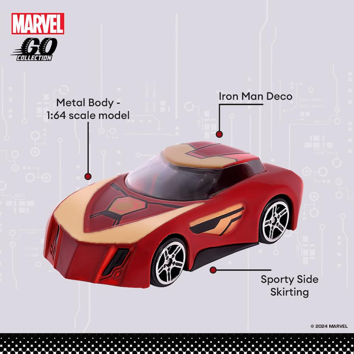 Marvel Diecast Rapid Racer Wave 1 Toy Car Set of 6-Vehicles-Marvel-Toycra