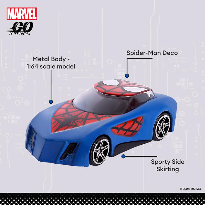 Marvel Diecast Rapid Racer Wave 1 Toy Car Set of 6-Vehicles-Marvel-Toycra