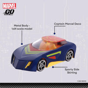 Marvel Diecast Rapid Racer Wave 1 Toy Car Set of 6