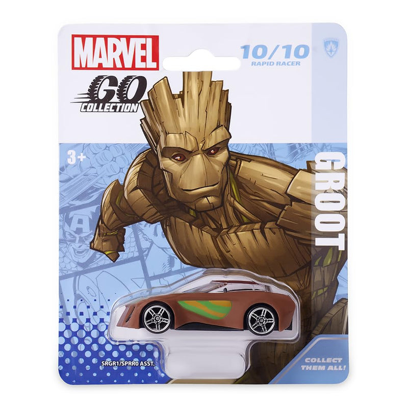 Marvel Diecast Rapid Racer Wave 1 Toy Car Set of 6