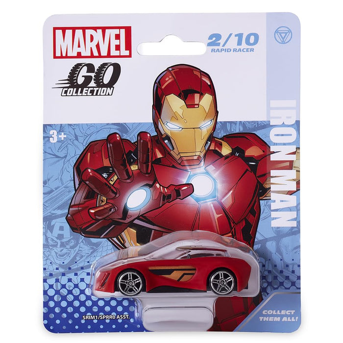 Marvel Diecast Rapid Racer Wave 1 Toy Car Set of 6-Vehicles-Marvel-Toycra
