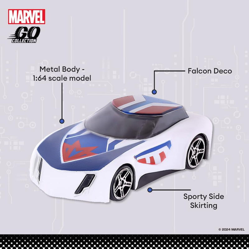 Marvel Diecast Rapid Racer Wave 2 Toy Car Set of 6