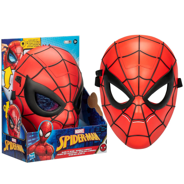 Marvel Spider-Man Glow FX Mask Role Play Toy for Kids-Action & Toy Figures-Hasbro-Toycra