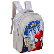 Marvel Spider-Man Grey Backpack 18 Inch School Bag