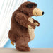 Masha And The Bear Plush Bear Soft Toy Brown - 40 cm-Soft Toy-simba-Toycra