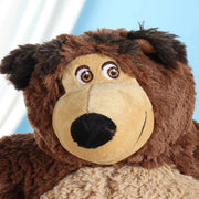 Masha And The Bear Plush Bear Soft Toy Brown - 40 cm