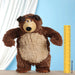 Masha And The Bear Plush Bear Soft Toy Brown - 40 cm-Soft Toy-simba-Toycra