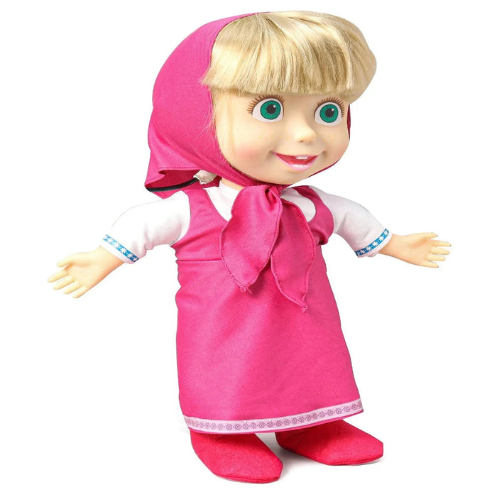 Masha And The Bear Soft Bodied Masha Doll Pink - Height 39 cm-Dolls-simba-Toycra