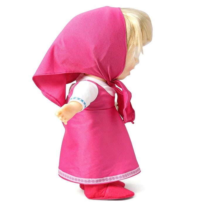 Masha And The Bear Soft Bodied Masha Doll Pink - Height 39 cm-Dolls-simba-Toycra