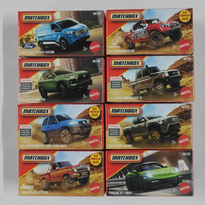 Matchbox 2025 Power Grabs Vehicles Set of 8-Vehicles-Hot Wheels-Toycra