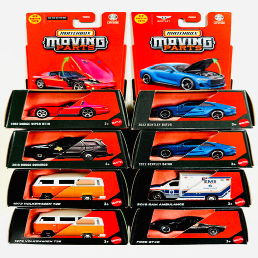 Matchbox 2026 Moving Parts Set of 8