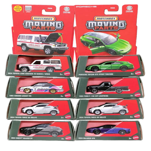 Matchbox 2026 Moving Parts Vehicle Set of 8