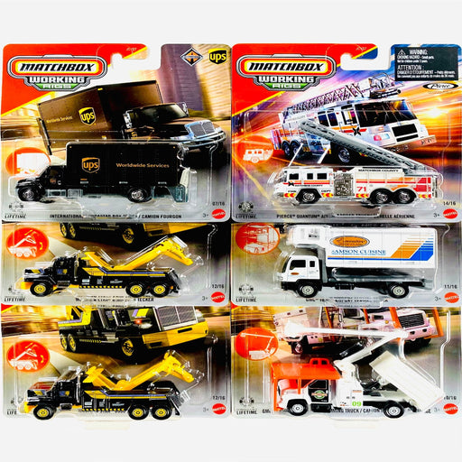 Matchbox 2026 Real Working Rigs Wave 2- Set of 6