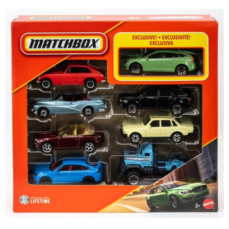 Matchbox 2026 Toy Cars or Trucks 8-Pack, Die-Cast 1:64 Scale Vehicles