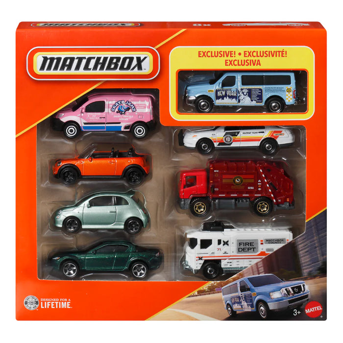 Matchbox 2026 Toy Cars or Trucks 8-Pack, Die-Cast 1:64 Scale Vehicles-Vehicles-Hot Wheels-Toycra