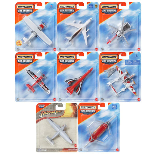 Matchbox Sky Busters 2025 Wave 3C Vehicles -Set of 8-Vehicles-Hot Wheels-Toycra
