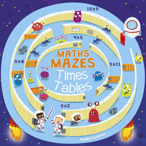 Math Mazes Times Tables-Activity Books-SBC-Toycra