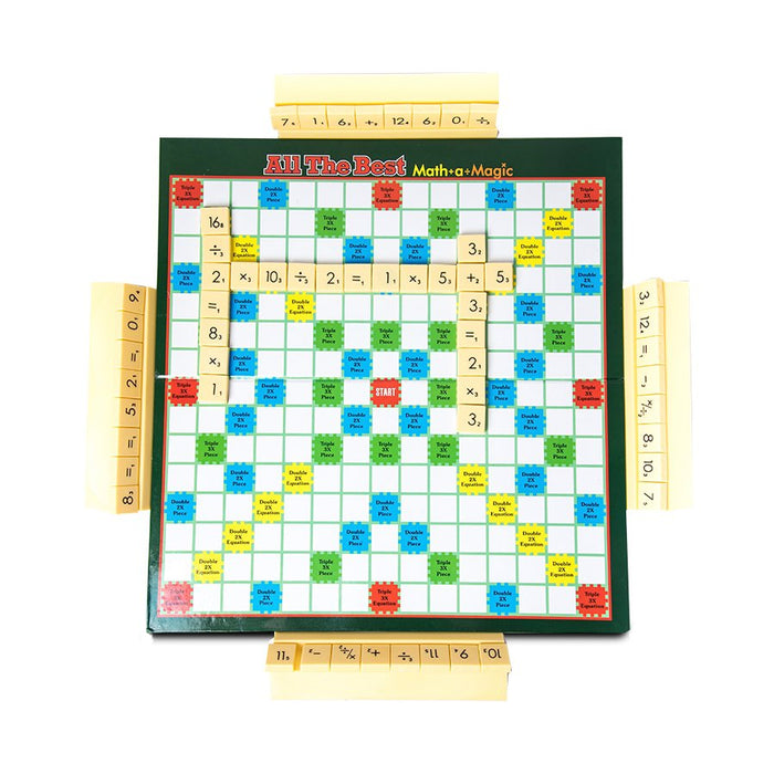 Math-a-Magic – Educational Math Crossword Board Game (Ages 8+)-simple-Toymate-Toycra