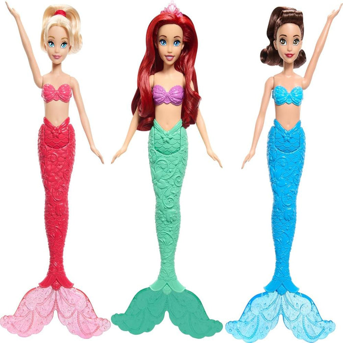 Mattel Disney Princess Ariel Mermaid Fashion Doll & 2 Mermaid Sister Dolls-Dolls-Mattel-Toycra