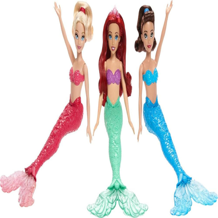 Mattel Disney Princess Ariel Mermaid Fashion Doll & 2 Mermaid Sister Dolls-Dolls-Mattel-Toycra