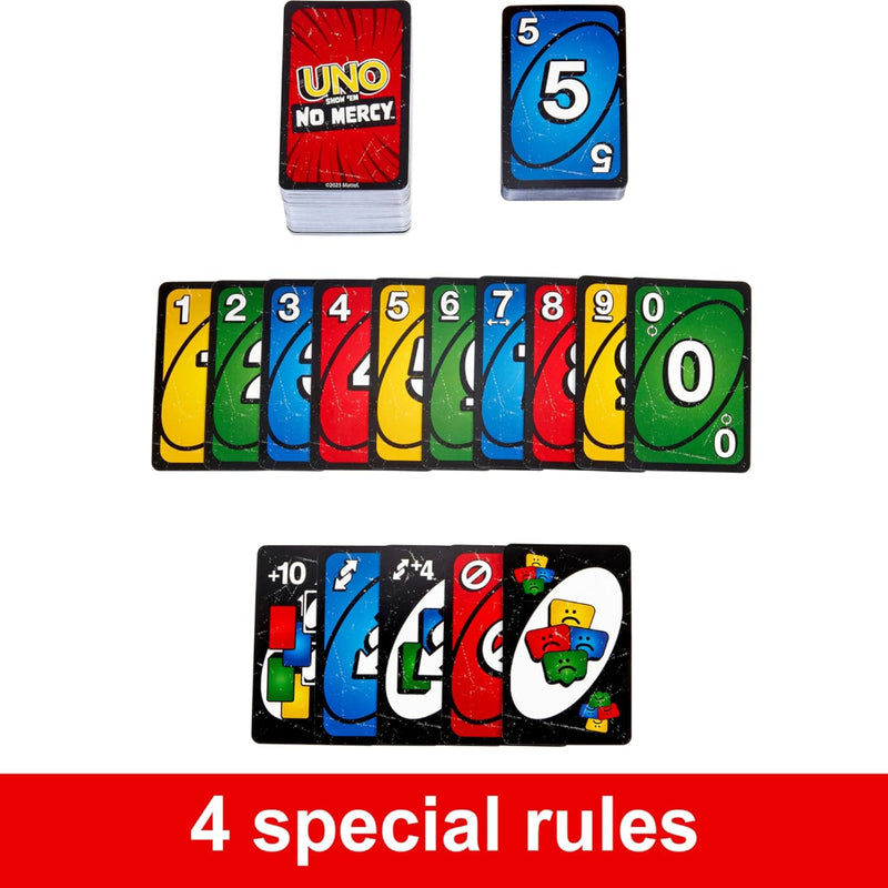 Mattel Games UNO Show ‘em No Mercy Card Game
