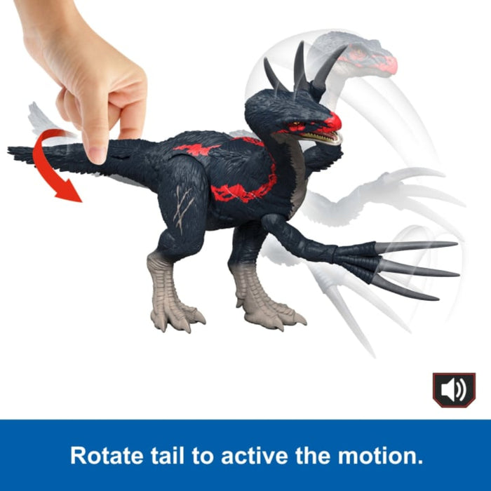 Mattel Jurassic World Slash N Roar Therizinosaurus Dinosaur Figure-Action & Toy Figures-Mattel-Toycra