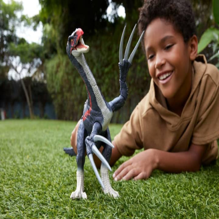Mattel Jurassic World Slash N Roar Therizinosaurus Dinosaur Figure-Action & Toy Figures-Mattel-Toycra