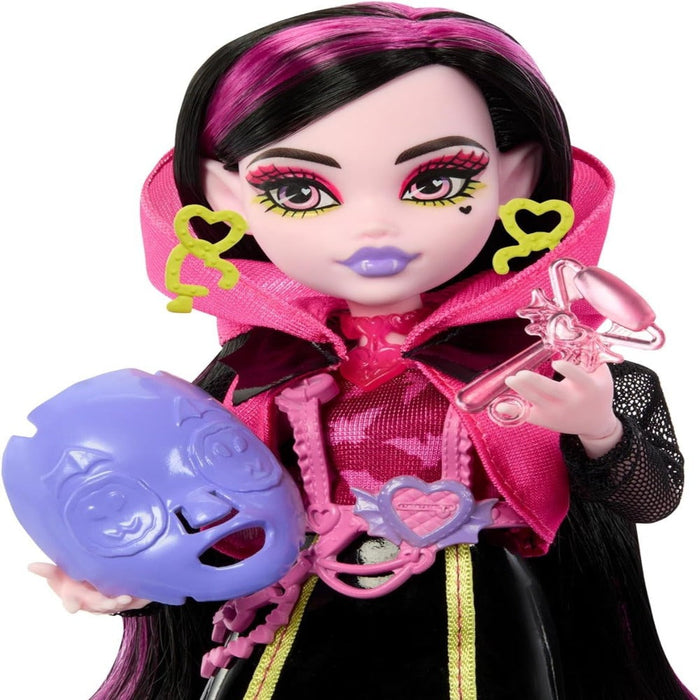 Mattel Monster High Doll, Draculaura, Skulltimate Secrets: Neon Frights-Dolls-Monster High-Toycra